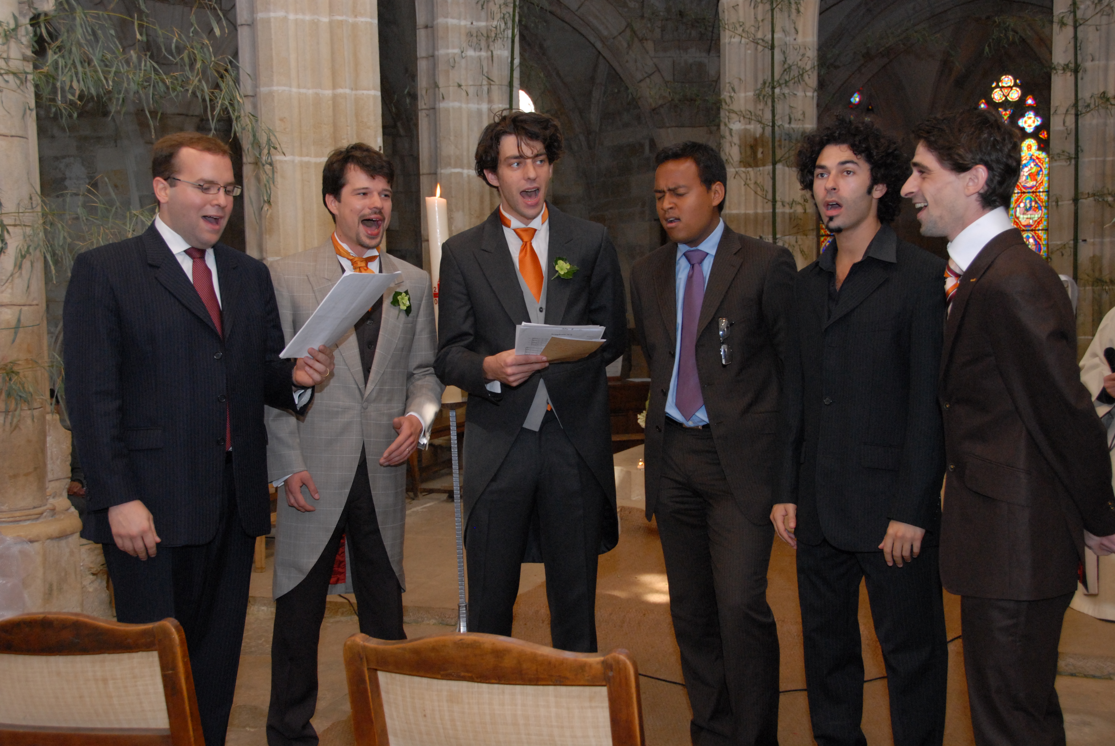 Juin 2007 - Chant au mariage de Benoît et Flavie